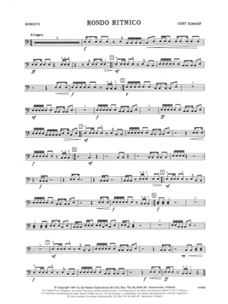 Rondo Ritmico - Gert Bomhof - Partition - Ensemble de percussions